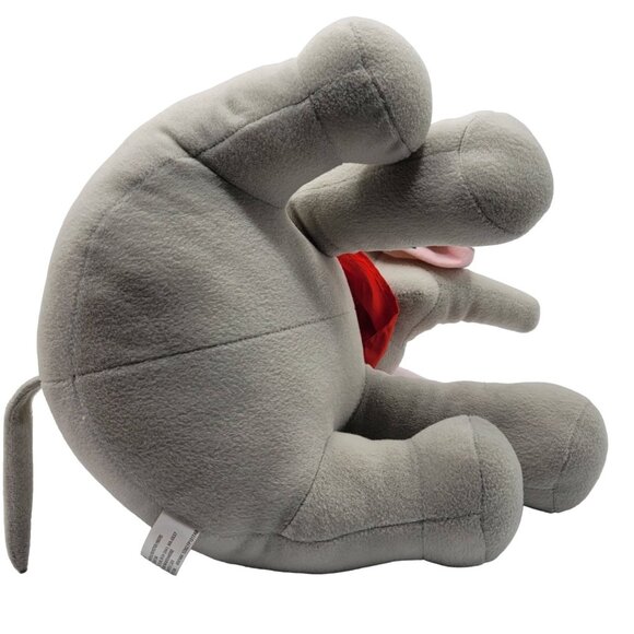 Disney Dumbo Plush Elephant Toy Gray 11" Stuffed Animal Pink Ears Circus Theme - Picture 7 of 9